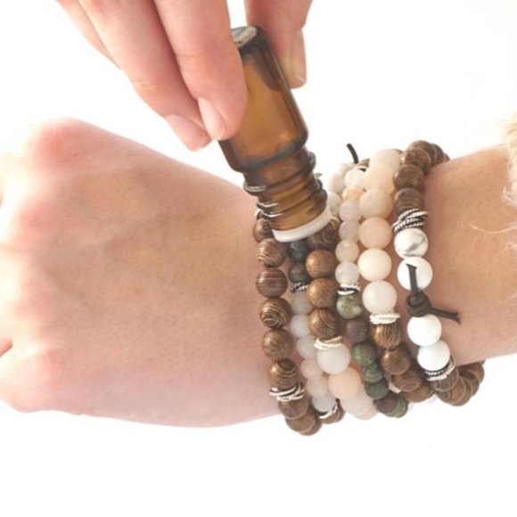 Aromatherapy Autism Awareness Lava Stone Handmade - Picture 4 of 10